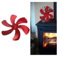 thumbnail image 4 of Ventilador ecológico de calor de 6 para quemador Sunnimix ventilador de chimenea de calor rojo, 4 of 8