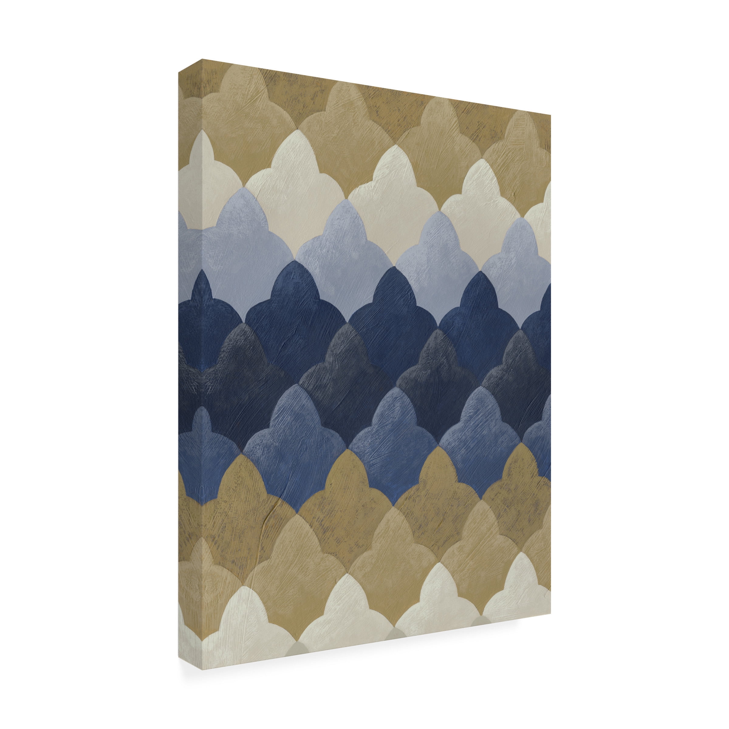 Chariklia Zarris 'Navy Motif I' Canvas Art