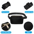 thumbnail image 3 of Uxcell Fanny Pack, Waterproof Belt Bag Crossbody Bum Bag for Travel Workout, Black, 3 of 6