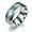 black, variant on For Mens Women Silver Dragon Inlay Stainless Steel Jewelry Wedding Ring Size6-13-Black-6