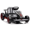 thumbnail image 2 of 24V Electric Go Kart ride on toys for boys girls Age 6+, Black, 2 of 9