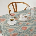 thumbnail image 2 of William Morris Tablecloth, Original Design Vintage Nature Floral Rustic Botanical Print Table Cover for Kitchen Dinning Room Party Picnic Decor, (Honeysuckle) 60x102inch, 2 of 6