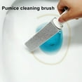 thumbnail image 3 of 2-Pack Pumice Stone Toilet Bowl Clean Brush, with Long Handle, Remove Hard Water Rings, Calcium Buildup and Rust Suitable for Cleaning Toilet, Tile, Kitchen Sink, Grill, 3 of 8