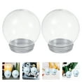 thumbnail image 3 of MOVTOTOP 4Pcs Diy Snow Globe Craft Kit Plastic Round For Christmas Decoration Maker Crafter, 3 of 8
