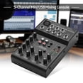 thumbnail image 3 of Mixing Console,Audio 48v Usb Audio Console Usb Studio Live 48v Studio 5-channel Ammoom Online 48v, 3 of 6
