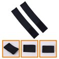 thumbnail image 1 of OULII 2Pcs Adjustable Black Captain Band for Soccer Football Rugby Basketball Team Use, 1 of 8