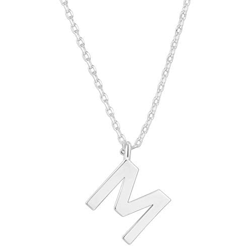 Letter Necklaces for Women PAVOI 14K Gold Plated Initial Necklace 