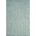 thumbnail image 2 of Safavieh Courtyard Collection CY8521-37121 Aqua and Grey Indoor,  Outdoor Round Area Rug (6'7" Diameter), 2 of 6