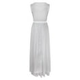 thumbnail image 5 of IDALL Wedding Guest Dresses,Prom Dresses Women Elegant Formal Party Mesh Sleeveless High Waist Sequins Shinning Wedding Prom Gown Long Dress Maxi Dresses,Formal Dresses,Graduation Dress Gray Dress L, 5 of 9