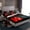 Black Red, variant on Feelyou Modern Automobile Bed Sheets, Racing Car Sports King Sheets, 4pcs