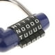 thumbnail image 4 of Candado de combinación pequeño con código numérico, candado de viaje, diseño de rueda de 5 letras Azul, 4 of 7