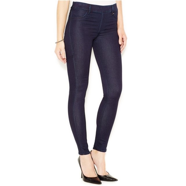 True Religion Jeggings de pista para mujer, azul, extra pequeño True Religion Jeggings