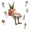 Orange, variant on Creative Sitting Human Shaped Planter Pot, Cute Resin Flower Pot with Dangling Legs, Unique Flowerpot for Succulent Plants, Funny Human Figure Plant Holder, Novelty Home Desk Garden Decor Gift
