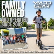 Large Kick Scooter for Adults & Teens – 12 Spoked Air Tires, 300lbs, Tall Bars, Wide Deck, Kickstand – Madd Gear Metro Urban Glide 300