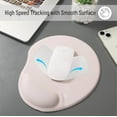 thumbnail image 3 of Mr. Pen- Mouse Pad with Wrist Support, Light Pink, Ergonomic Mouse Pad Wrist Support, Gel Mouse Pad, 3 of 7