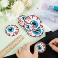 thumbnail image 3 of 10Pcs 3 Style Eyeballs Iron On Patch Bloodshot Eyeball Sew on Patches Embroidered Cloth Appliques Costume Accessories for DIY Backpacks Jeans Jacket, 3 of 9
