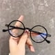 thumbnail image 2 of Gafas de lectura retro de tres colores con montura redonda pequeña, antifatiga, unisex, retro, 2 of 5