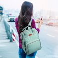 thumbnail image 3 of Wipalo Waterproof Large Capacity Backpack Diaper Bag, Green, 3 of 9