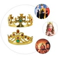 thumbnail image 3 of 2pcs Halloween Party Crosplay Crown Crown Crown Crown Festival Festival Festival Festival Crown, 3 of 5