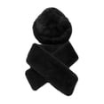 thumbnail image 1 of Sombrero de pescador con bufanda: un sombrero moderno y cómodo para excursiones de senderismo al aire libre. negro, 1 of 8