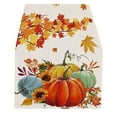 thumbnail image 3 of Bjutir Thanksgiving Table Cloth Red Truck Autumn Home Decoration Orange Leaf Pumpkin Print Coffee Table Restaurant Kitchen Entrance Desktop Table Cloth, 3 of 3