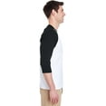 thumbnail image 3 of Gildan Men's Heavy Cotton 3/4-Sleeve Raglan T-Shirt - 5700, 3 of 4