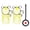 Three piece set, variant on CEORPER Football Goal Shootings Targets Disc Soccer Trackers Football Training Goal