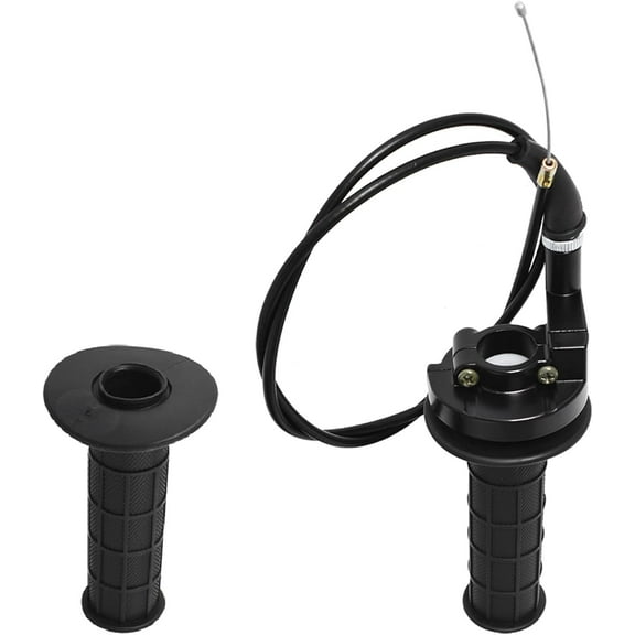 munirater Throttle Handle Left Right 7/8 Clutch Brake Lever Handle Brake Cable Replacement for Honda Replacement for most of 50cc 90cc 110cc 125cc 140cc 150cc 200cc 250cc