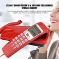 thumbnail image 1 of Telephone, Corded Phone, FSK/DTMF Efficient Callback Hotel Office Apartment for Home, 1 of 8