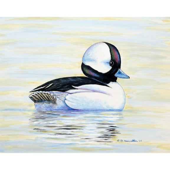 Betsy Drake Interiors Bufflehead Duck Place Mat Set of 4