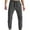 Grey, variant on Adult Men Casual Pants Men's Cargo Pants Stretch Pull Ups Men's Loose Fit Summer Workout Pants Casual Joggers with Hem Stylish Sport Trousers for Running and in Plus Sizes