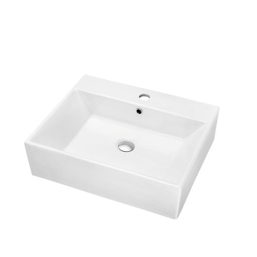 Photo 1 of Dawn USA Ceramic Rectangular Vessel Bathroom Sink with Overflow