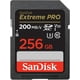 thumbnail image 1 of Tarjeta de memoria SanDisk Extreme PRO SDXC 256GB UHS-I C10 V30 4K, 1 of 1