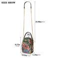 thumbnail image 2 of FORMRS Crossbody Bag for Women Quilted Travel Shoulder Cell Phone Purse with Chain Strap Handbag, Dark Floral, 2 of 7