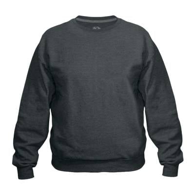 Sudadera Fruit of the Loom Talla G Cuello Redondo Gris Obscuro Jaspe