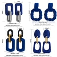thumbnail image 3 of New Fashion Klein Blue Earrings For Women Arcylic Geometric Dangle Drop Earrings Brincos Trendy Jewelry Gifts, 3 of 3