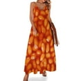 thumbnail image 1 of Vestido sin mangas con diseño divertido de frijoles horneados, delicioso diseño de comida fresca y frijoles horneados, vestido para mujer, vestido de fiesta de verano, 1 of 7