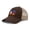 Brown Khaki, variant on Richardson Soft Mesh Cap Hat Embroidered Acadiana Flag Embroidery Trucker Hats for Men & Women Cotton Brown Khaki Design Only