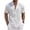 White, variant on Gaukiv Men's Band Collar Shirts Short Sleeve Linen Blouses Relaxed Tops Wine M