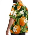 thumbnail image 3 of Tangerine Men's Printed Casual Button Down Short Sleeve Beach Shirts, 3 of 6
