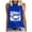 Blue, variant on TSADFHJI Christmas Tops for Women with Lights Womens Summerdresses Beach Graphic Tank Tops Summer Casual Tanks Vest Country Music Vintage Tank S White