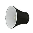 thumbnail image 2 of Aspen Creative 30244-5 Small Bell Shape Chandelier Clip-On Lamp Shade Set (5 Pack), Transitional Design in Black, 4" bottom width (2 1/2" x 4" x 5" ), 2 of 6