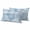 Blue, Navy, White, variant on 2 Pack Outdoor Waterproof Throw Pillow Covers,Vintage Linen Brown Palm Leaves Decorative Square Pillow Case Patio Pillowcases for Chair Couch Sofa 16x16in