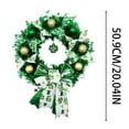 thumbnail image 3 of JHEHF 20" Green Wreath St. Patrick'S Day Wreaths Rustic Farmhouse Front Door Hanging Sign Wreath Wall Window Decoration Spring Festival and Irish Party Supplies, 3 of 8