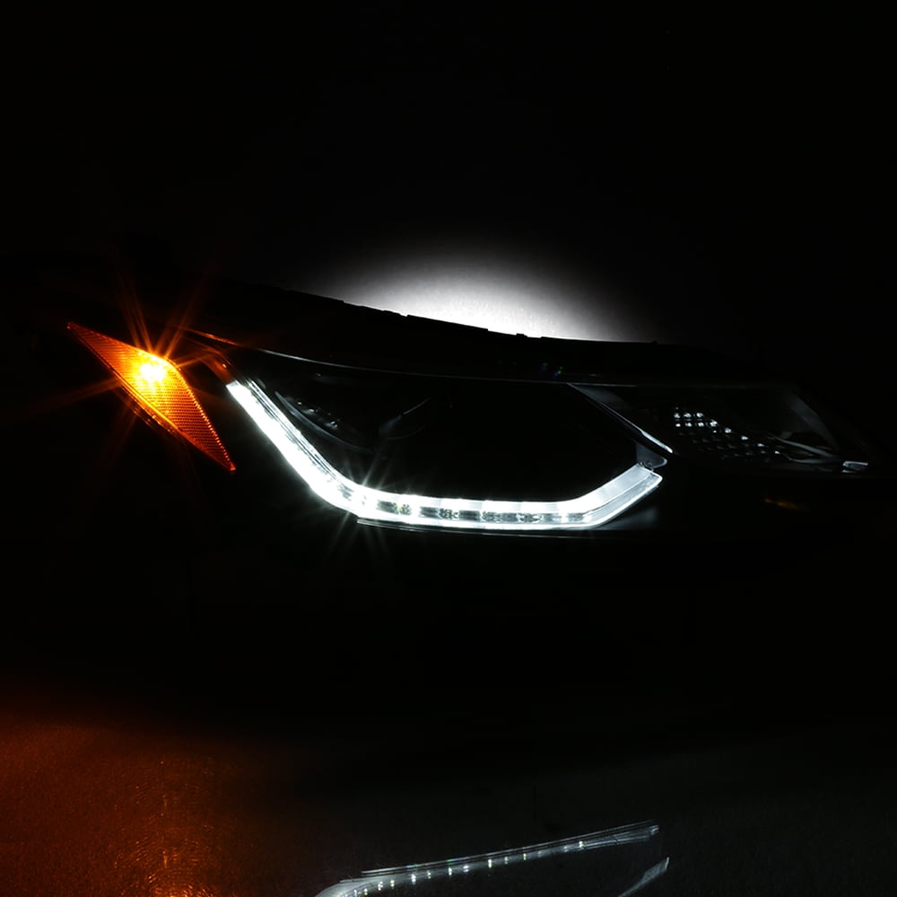 AKKON - Headlights For 2016 2017 2018 2019 Chevy Cruze 4Door LED Halogen DRL Projector Chrome Headlamps Right Passenger Side