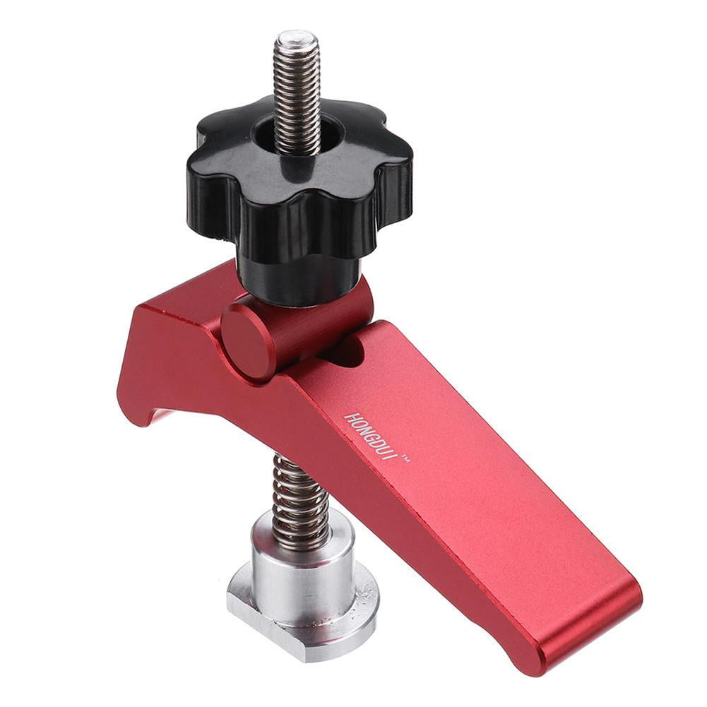 Aluminum Alloy Quick Acting Hold Down T-slot T-track Clamp  Woodwork 