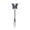 Black, variant on Fasiaou Stainless Steel Coffee Fork Beautiful Butterfly Designs Ice-Cream Tea Stirring Spoons 5.6 Inch Dessert Demitasse Espresso Fork for Gifts