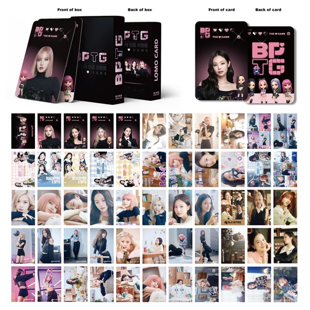 55 Unids/Caja BLACKPINK photocards 2022 Venom Rosa Listo Para Amor Weleoming Colleelion Tarjeta Fotográfica lomo card photocard (STOCK)
