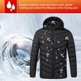 thumbnail image 4 of Chaquetas térmicas para hombres y mujeres, abrigo de calefacción eléctrica de invierno, lavable, 4 of 7