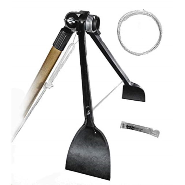 gutter sense gutter cleaning tool with lube and extra operating line